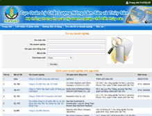 Tablet Screenshot of dnts.nafiqad.gov.vn